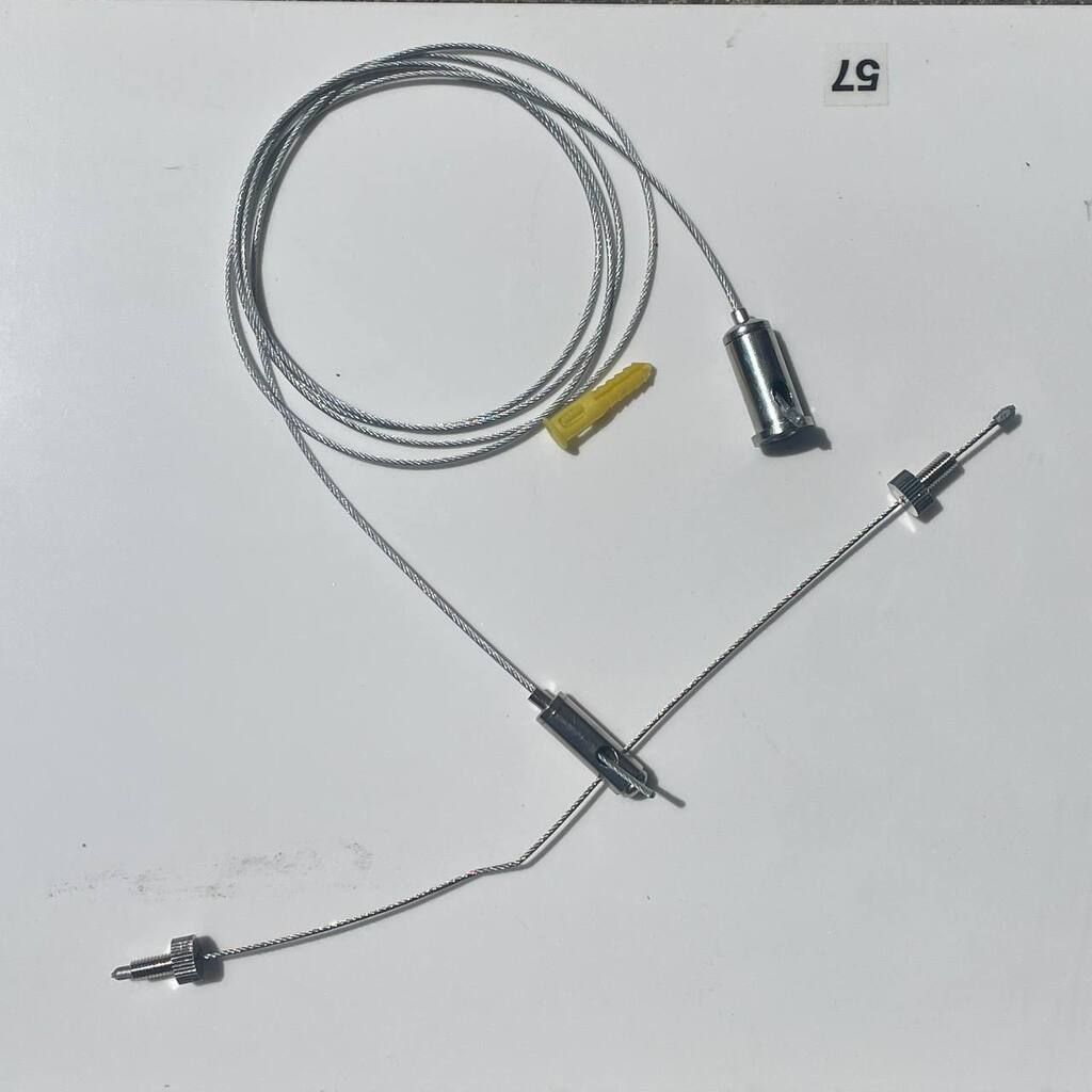 Kit suspension à câble pour plafonnier LED forme Y, modèle 3.