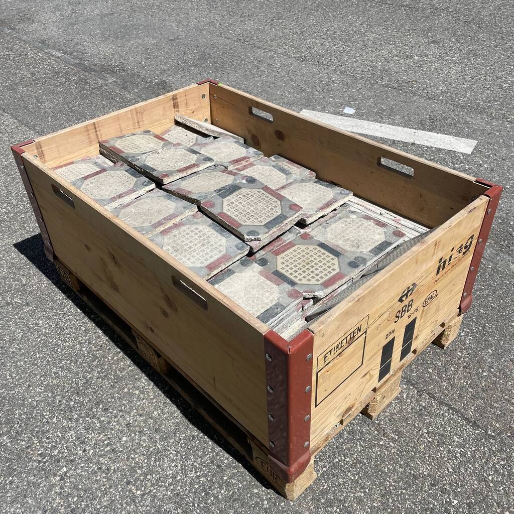 Carreaux ciments rénovés vintage