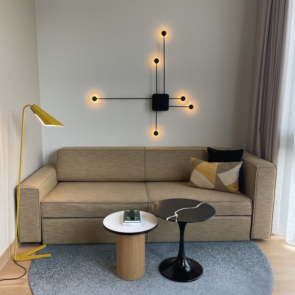 Lampe sur pied Missal jaune – Image 2