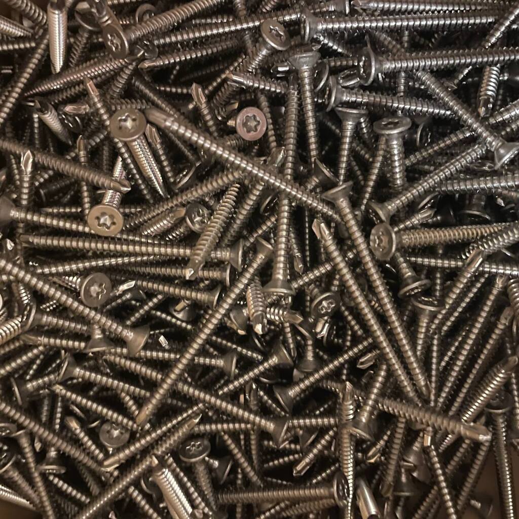 Lot de 500 - Vis à tôle - Torx - Tête fraisé 3,9 x 50, inox A2 – Image 2
