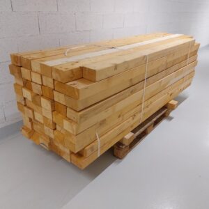 Bois de charpente Epicéa contrecollé 8/12 cm 52 unités
