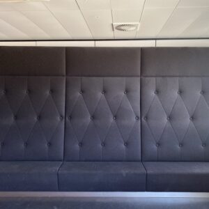 Banc molletonné en 3 pièces