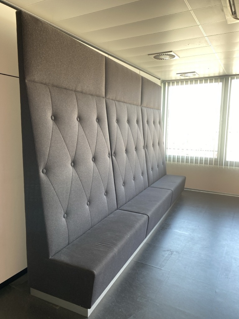 Banc molletonné en 3 pièces – Image 2