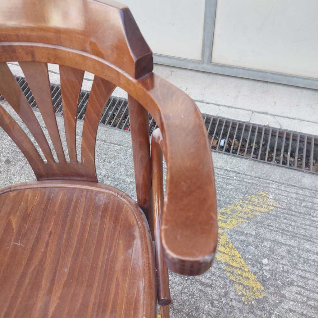 Lot de chaises de bar en bois – Image 2
