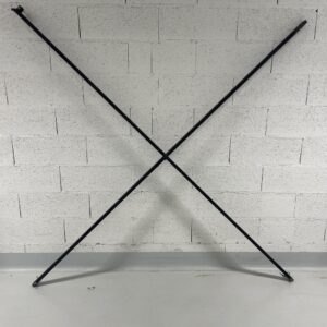 Lot de 6 structures métalliques en X