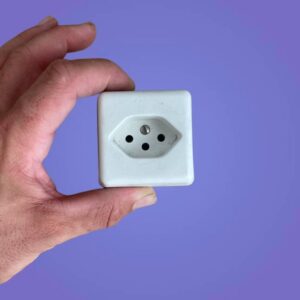 Prise en applique simple