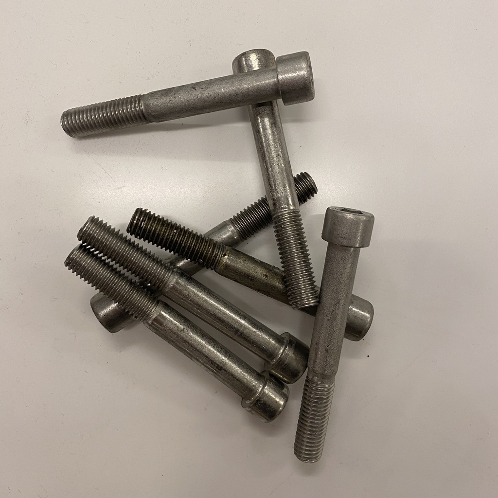 100x Vis à six pans creux M12 x 90, inox A2-70