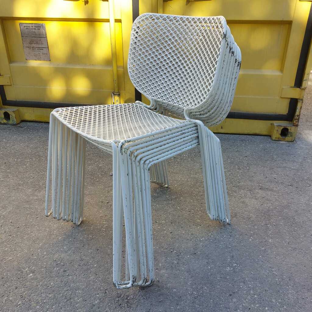 Chaise en métal pour extérieur – Image 3