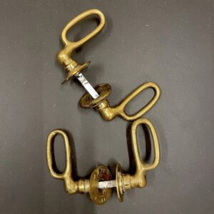 Poignée de porte Genève en laiton - Paire